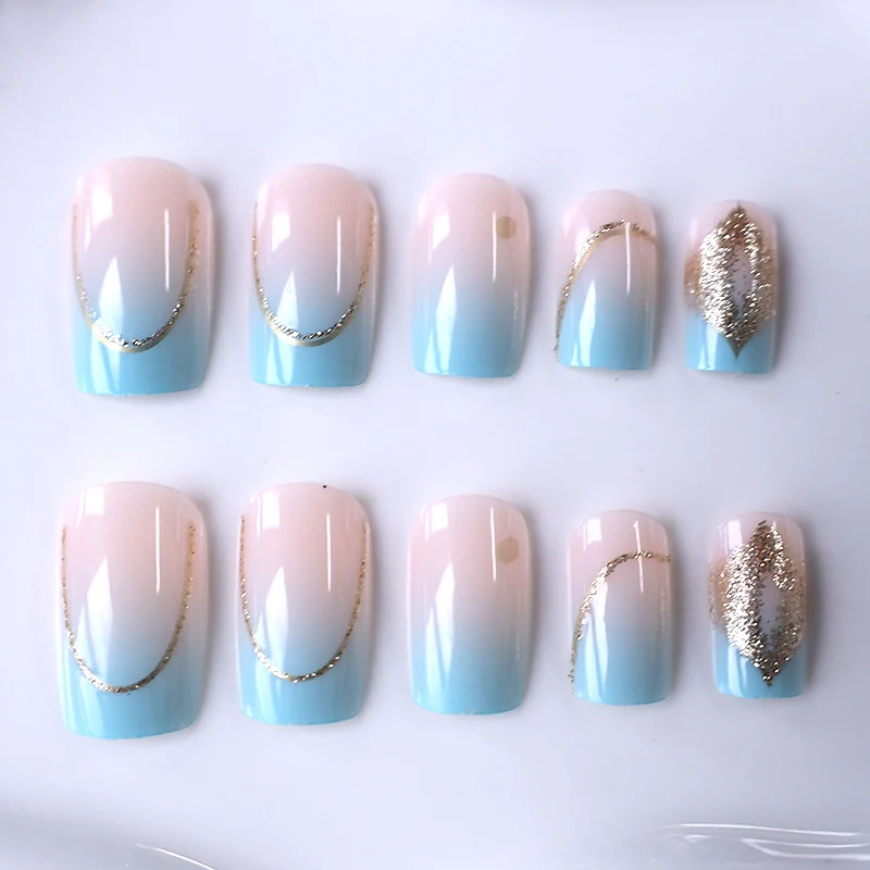 Elegante Ombre Nagelkunst Verbesserungen Karnz