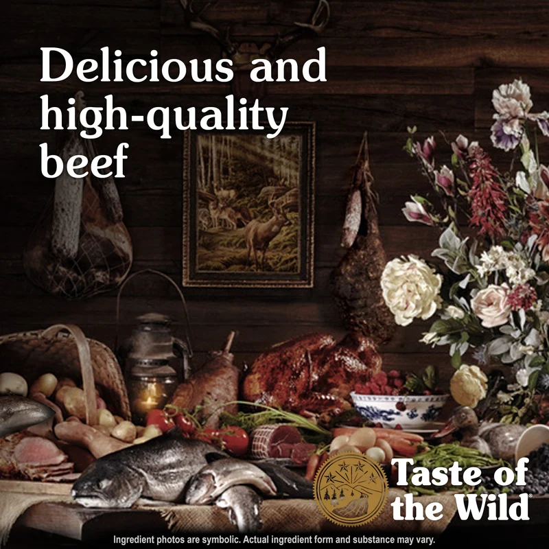 Taste of the Wild Southwest Canyon Canine with Beef in Gravy Wet Dog Food 390G - Pack of 12