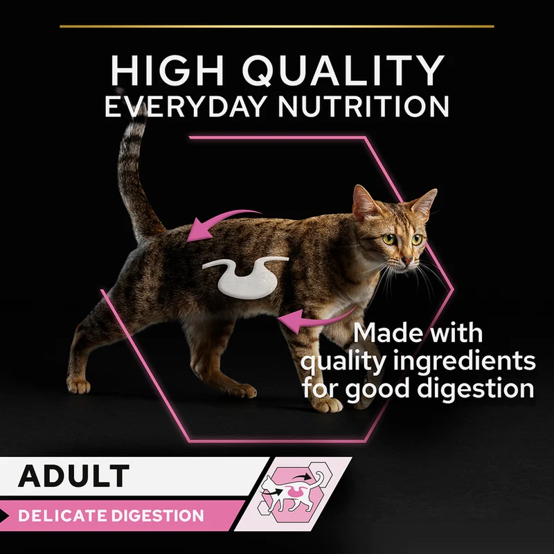 PURINA Pro Plan Nutri Savour Delicate Oceanfish Wet Cat Food 85G - Pack of 12