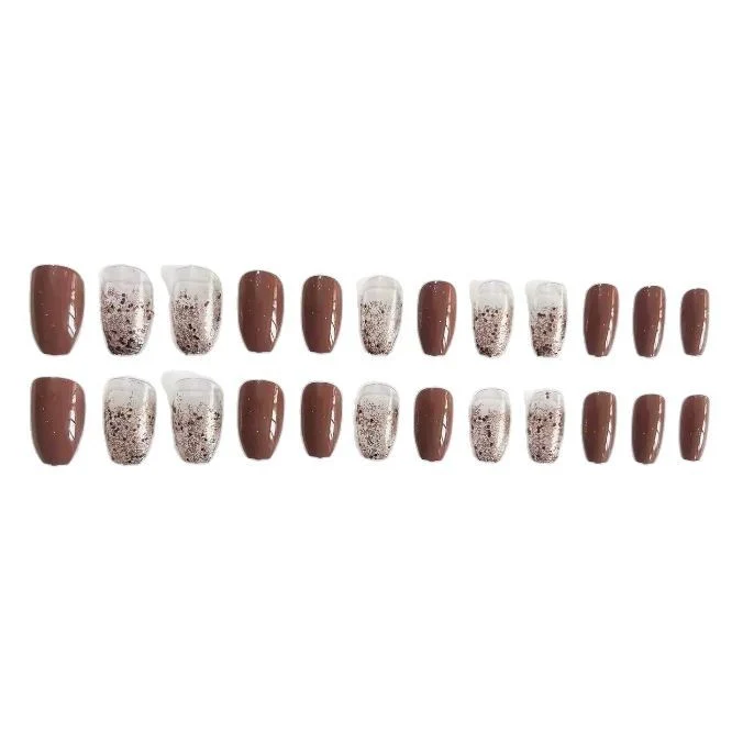 Elegante Langanhaltende Glitzer-Nagelverstärkungen Karnz