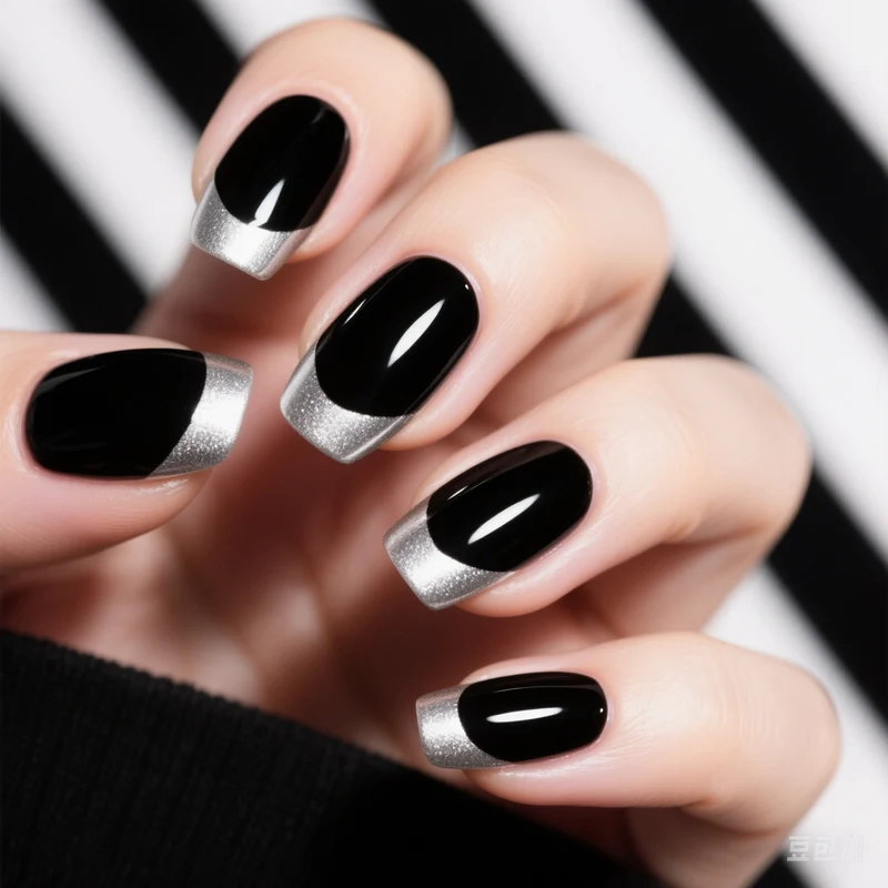 Elegante Hochglanz-Nagelkunst-Verstärkungen Karnz