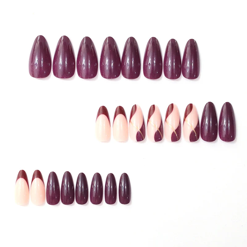 Elegante Farbverlauf-Nagelkunst-Fingerdesign Karnz