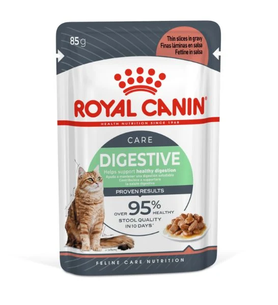 Royal Canin Digest Sensitive Chunks In Gravy Adult Wet Cat Food 85G - Pack of 12