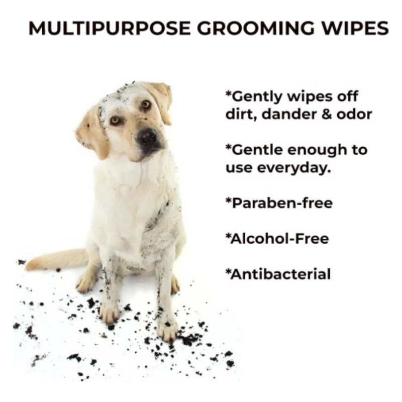 Thunder Paws Unscented Sanitary Pet Wipes Suitable for Cats and Dogs 80pcs