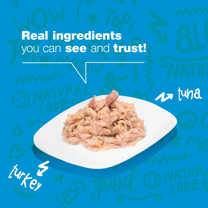 Natural Code 26 Tuna & Turkey In Jelly Wet Cat Food 85G
