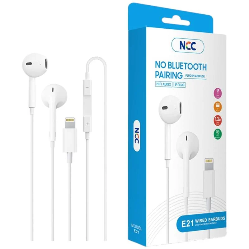 Kopfhörer Headset NCC Earphones (HIFI|E21|Lightning)