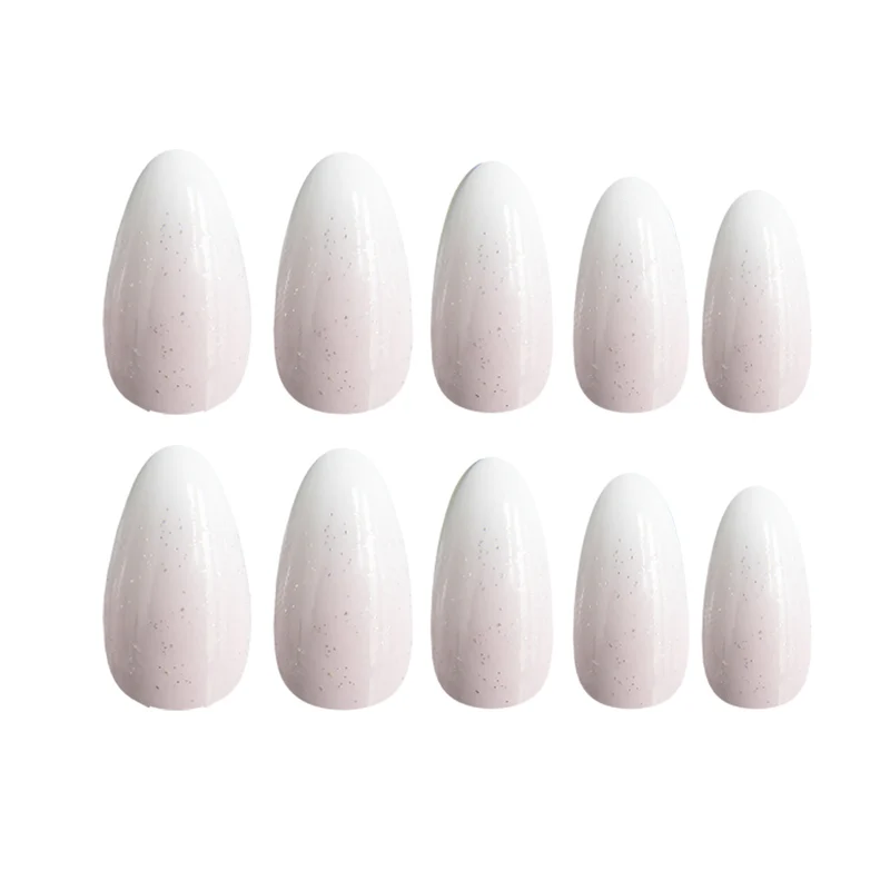 Elegante Glitzernde Ombre Nagelkuns Karnz