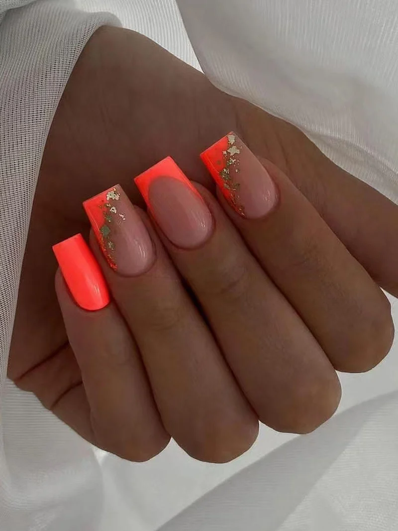 Elegant Glitter French Tip Nail Art Karnz
