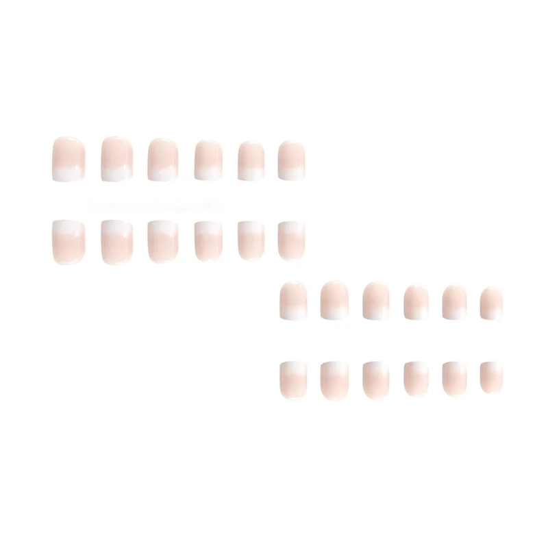Elegante French Tip Nagelverstärkungen Karnz 1789915429
