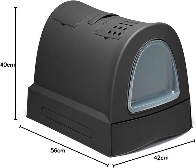 Imac Zuma Cat Litter Box With Removable Sand Drawer - 40x56x42.5cm