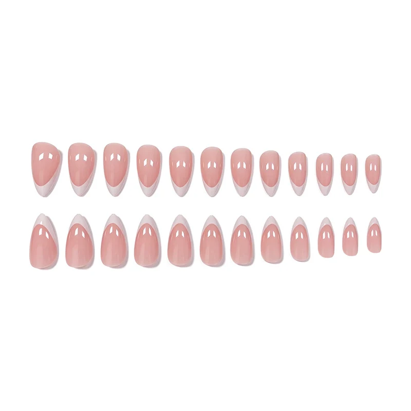 Elegante French Tip Nagel Kunst Verlängerungen Karnz 1789915249