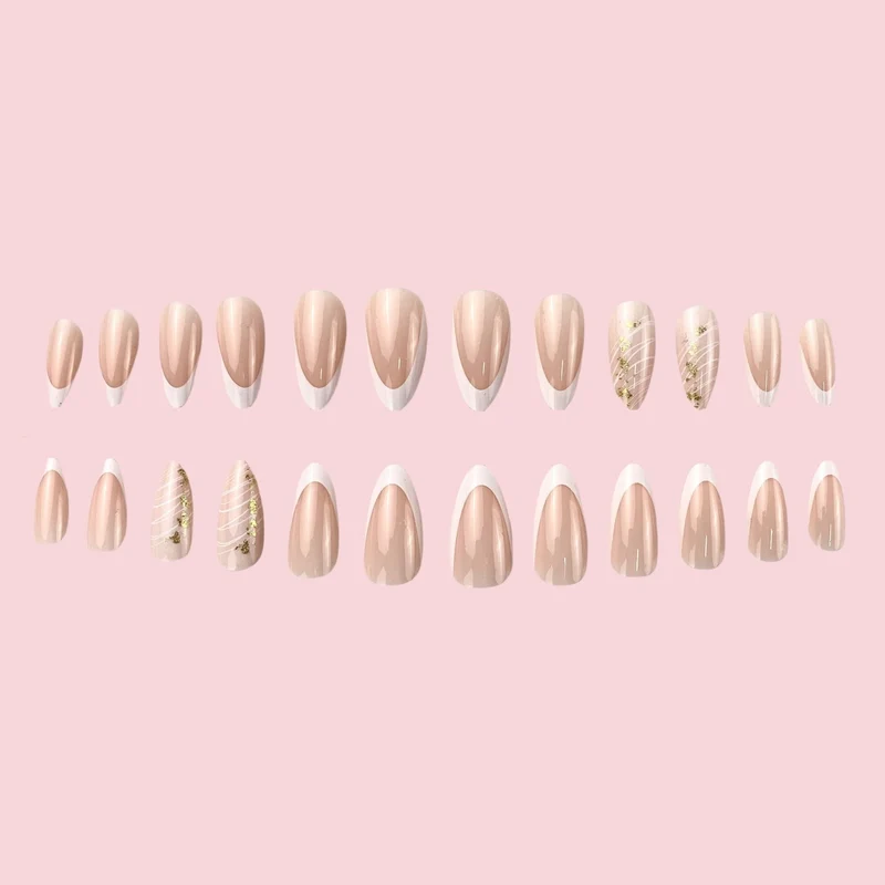 Elegantes französisches Spitzen-Nagelkunstdesign Karnz