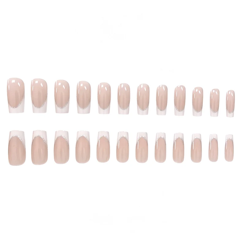 Elegante Französische Tipp-Acryl-Nail-Enhancements Karnz 1789915911