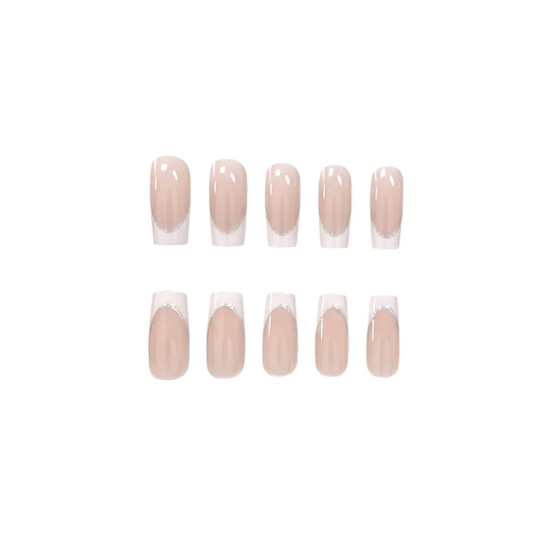 Elegante Französische Tipp-Acryl-Nail-Enhancements Karnz 1789915911