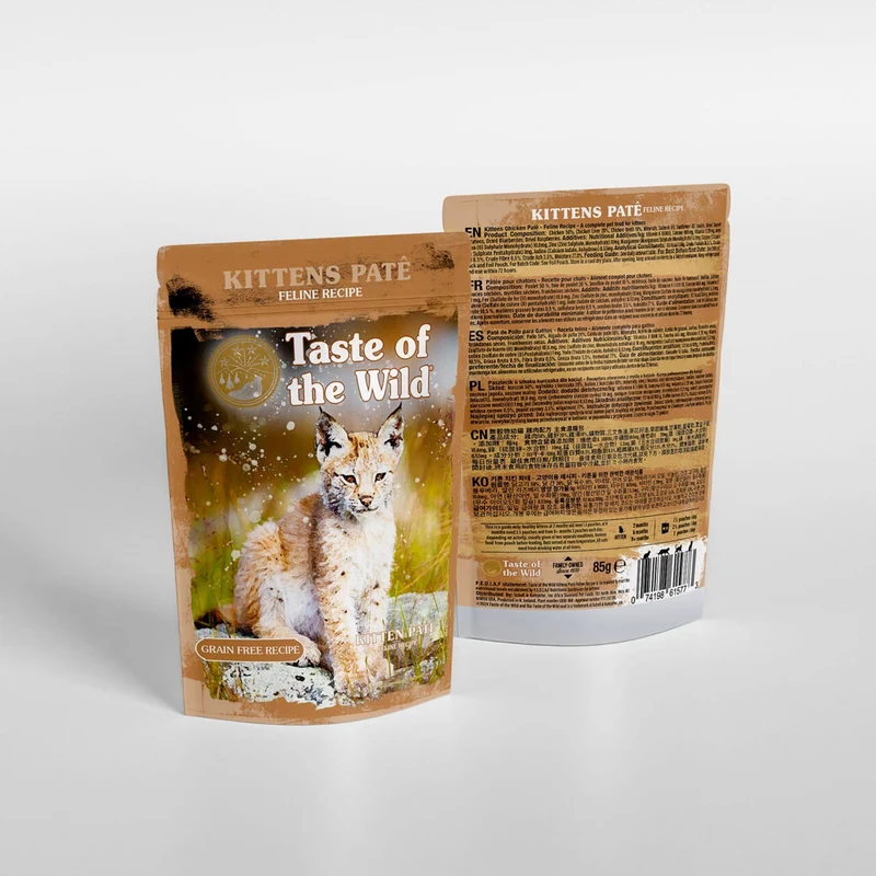 Taste Of The Wild Chicken Pate Grain-Free Wet Kitten Food 85G