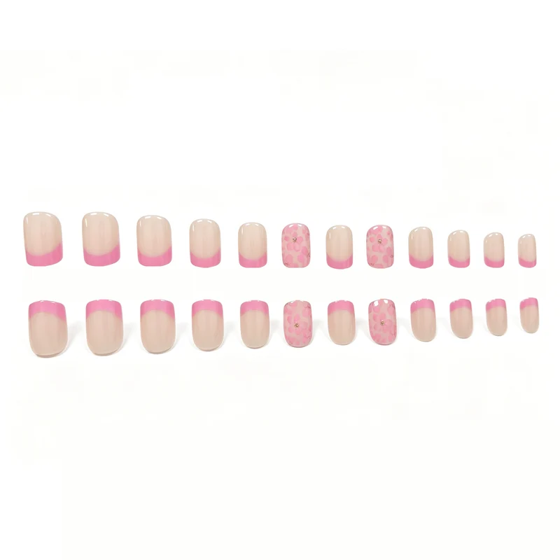 Elegantes Florales Nagelkunst Design Kit Karnz