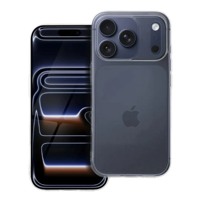 iPhone 17 Pro Handyhülle / Backcase Silikon durchsichtig / transparent
