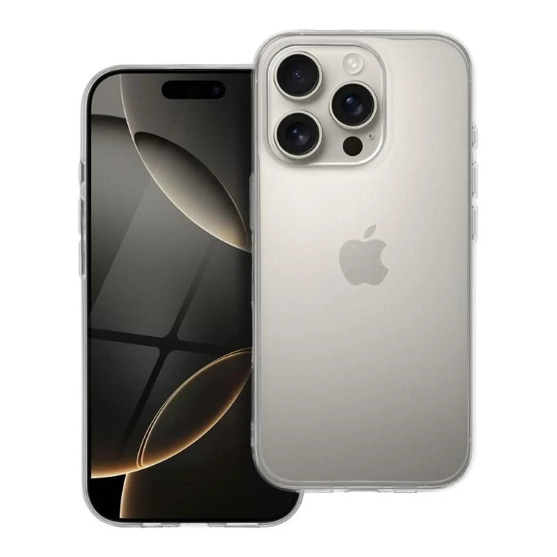 iPhone 16 Pro Handyhülle / Backcase Silikon durchsichtig / transparent