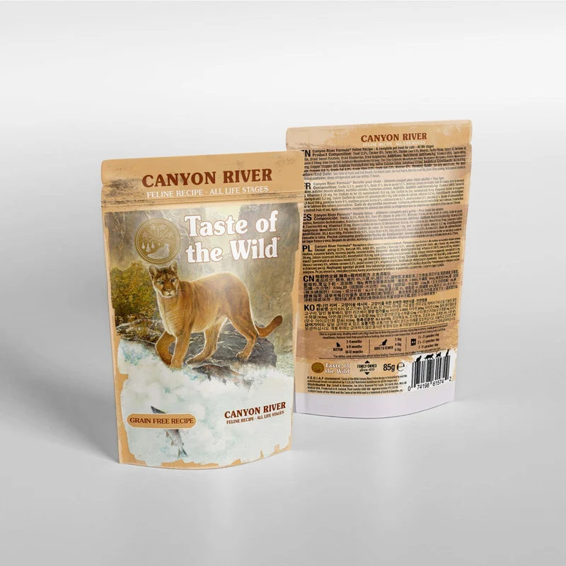 Taste Of The Wild Canyon River Chunks In Gravy Grain-Free Wet Cat Food 85G