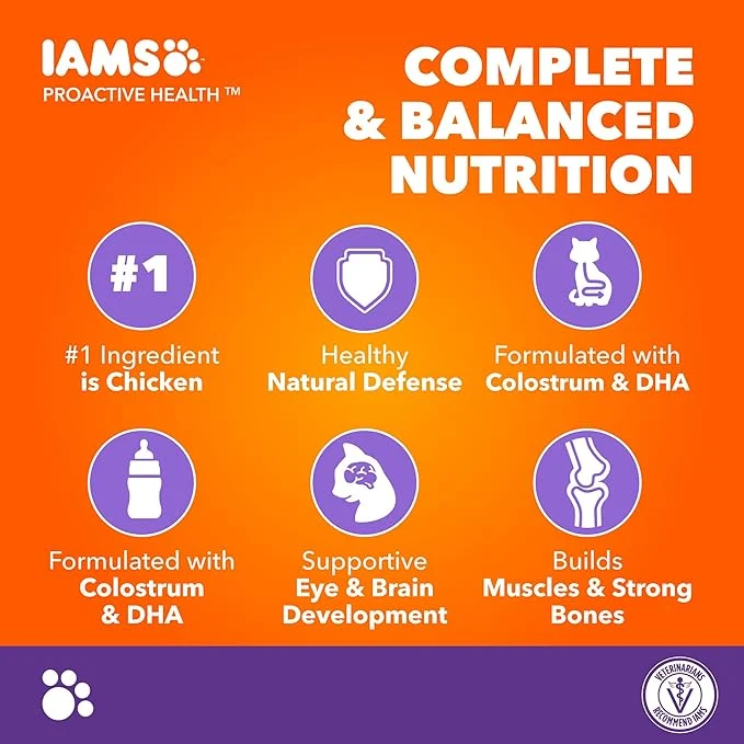 IAMS Proactive Health - Pregnancy, Lactation, & Growth - Mother & Kitten Dry Food