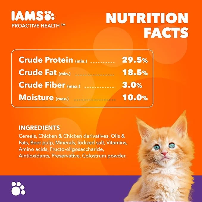 IAMS Proactive Health - Pregnancy, Lactation, & Growth - Mother & Kitten Dry Food