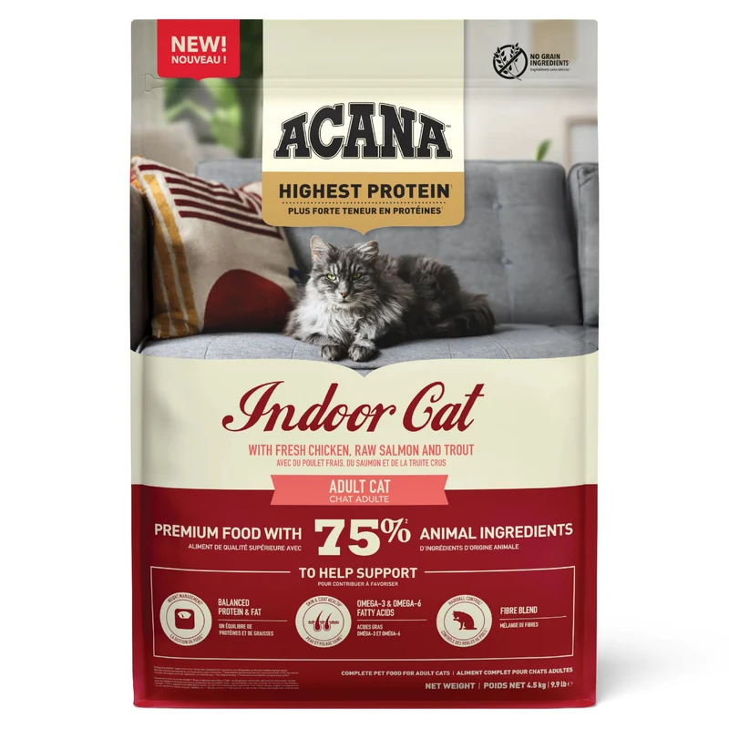 Acana Highest Protein Indoor Adult Dry Cat Food