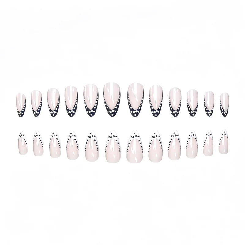 Elegante Künstlerische Stiletto Nagelverstärkungen Karnz