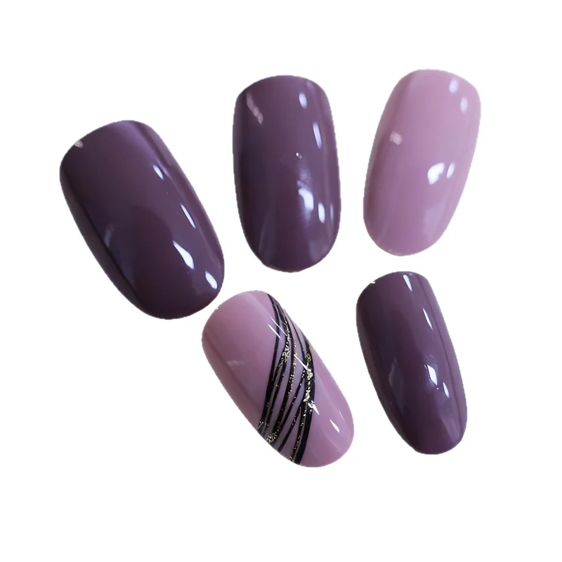 Elegante Mandel-Nagelkunst Karnz