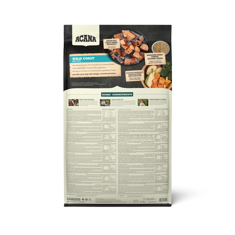 Acana Classics Wild Coast Formula Nutrient-Rich Adult Dry Dog Food
