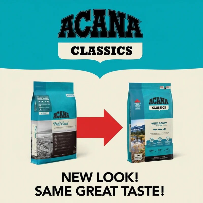 Acana Classics Wild Coast Formula Nutrient-Rich Adult Dry Dog Food