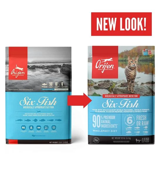 Orijen Six Fish Formula Protein-Rich Diet Cat Dry Food
