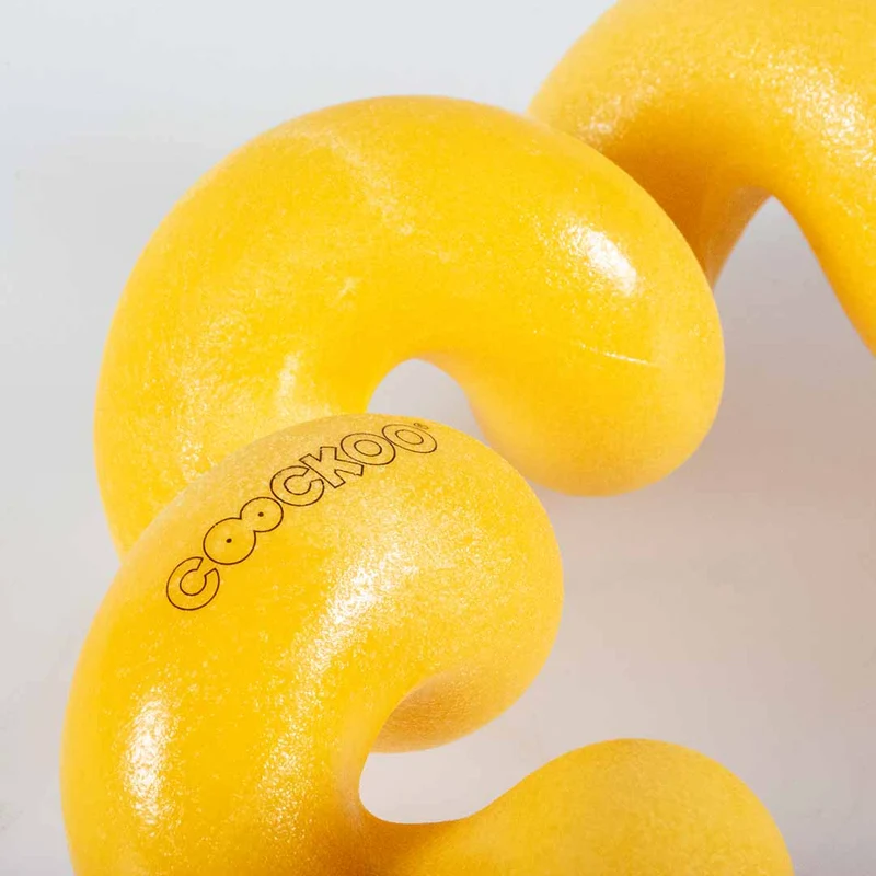 Ebi Coockoo Sunny Flexible TPR Dog Chew & Fetch Toy - Yellow/16.5x4.5cm