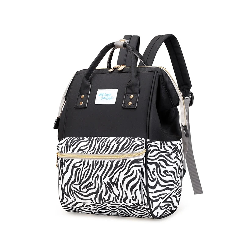 Trendiger Tierdruck Wickelrucksack Karnz