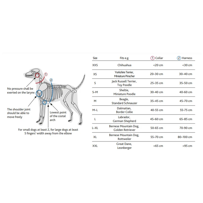 Trixie Panic Adapter Stay for Dog Harnesses - BLACK/L-XL