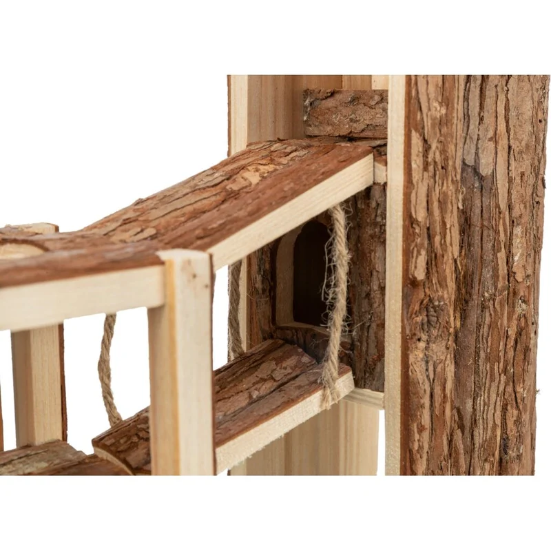 Trixie Tjorven Bark Wood Playground For Small Pets 32x19x29cm