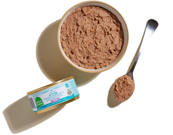 Open Farm Kitten Chicken & Salmon Pate Wet Cat Food - 80G