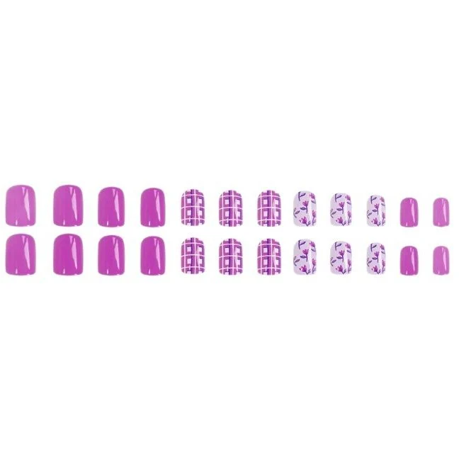 Dekoratives Blumen-Nagelkunst-Set Karnz