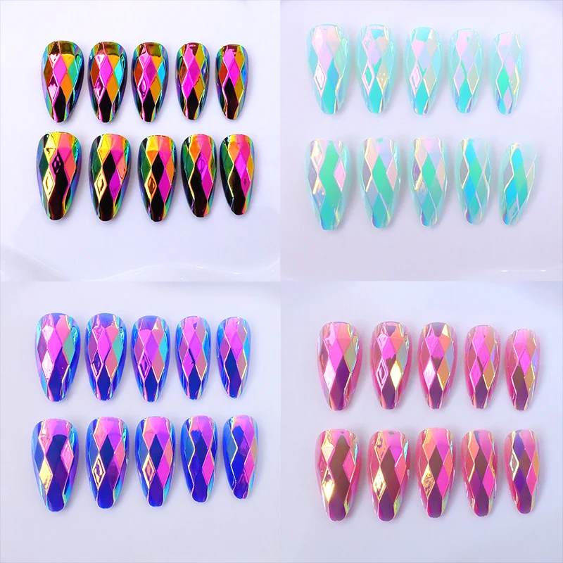Dekorative Acryl Stiletto Nagelspitzen Karnz