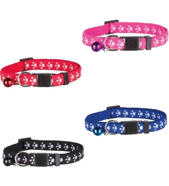 Trixie Paw Motif Elastic Cat Collar