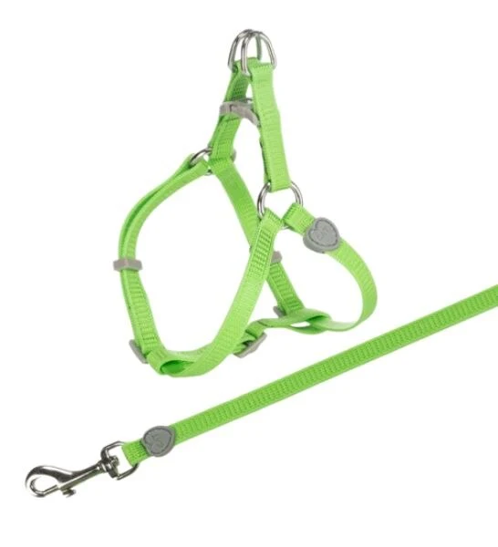 Trixie Adjustable One Touch Nylon Harness With Leash For Cats