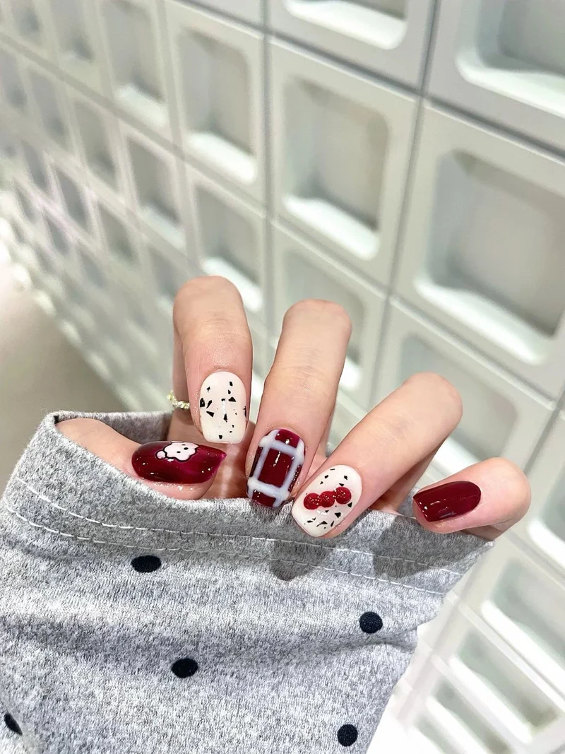 Dekorativer 3D Nagelkunst-Kit Karnz