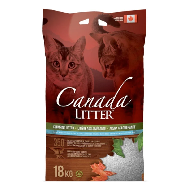 Canada LITTER Baby Powder Scented Clumping Cat Litter