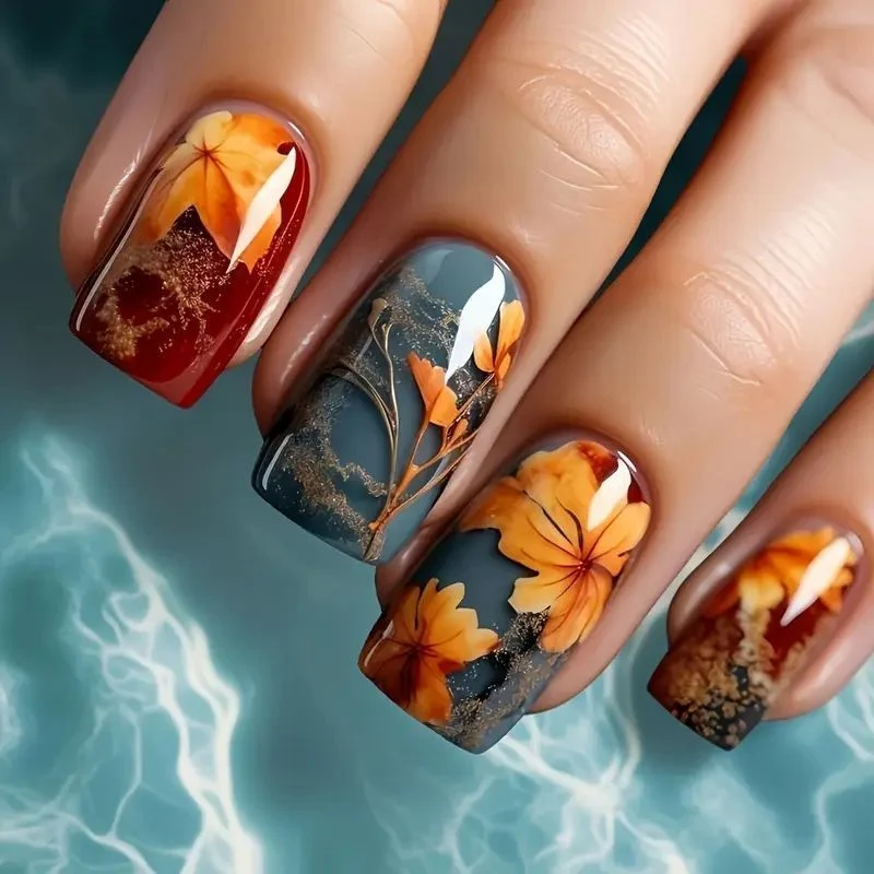 Kreative Florale Nagelkunst-Verstärkungen Karnz 1789915590