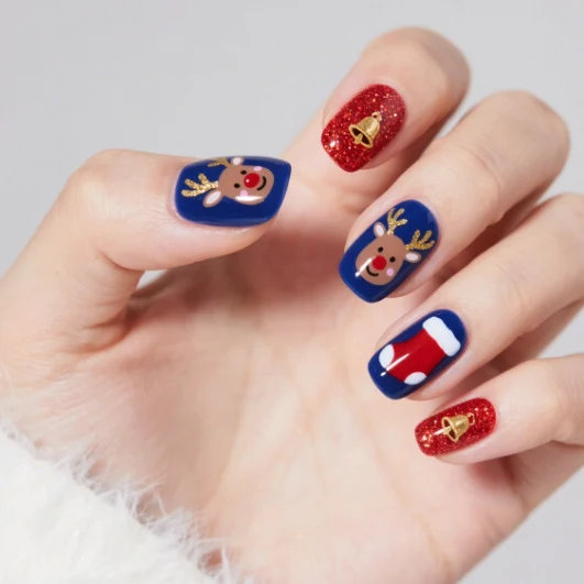 Weihnachts-Themen Nagelkunst Set Karnz