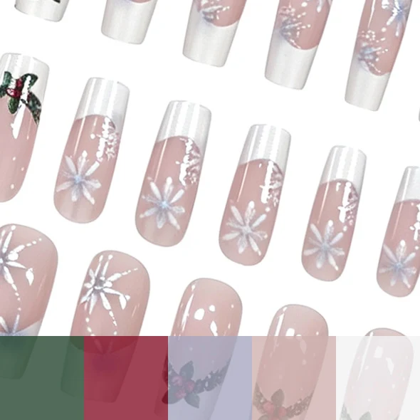 Weihnachts-Themen Künstlerische Nagelverstärkungen Karnz