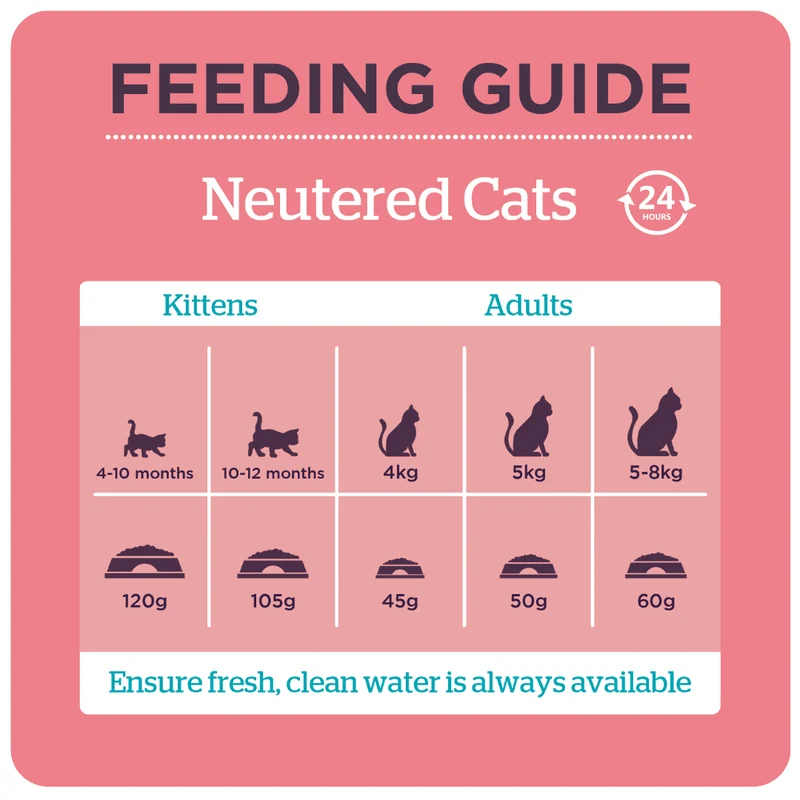 Burgess Neutered Cat Dry Cat Food Chicken