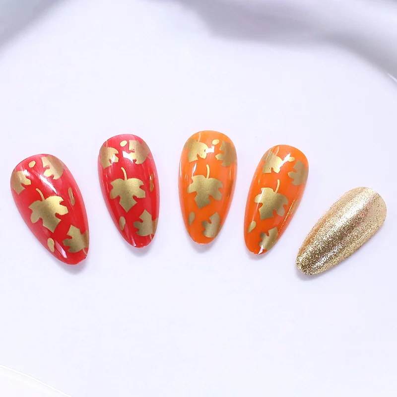 Herbst-Themen Dekorative Nagelkunst Verbesserungen Karnz