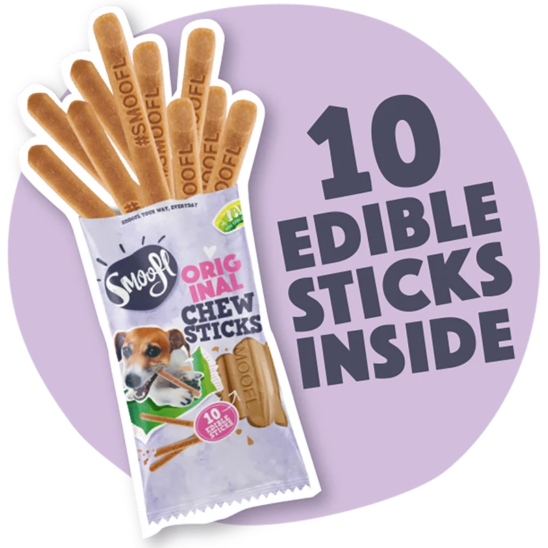 Smoofl Original Chew Sticks Dog Treat - 10PCS