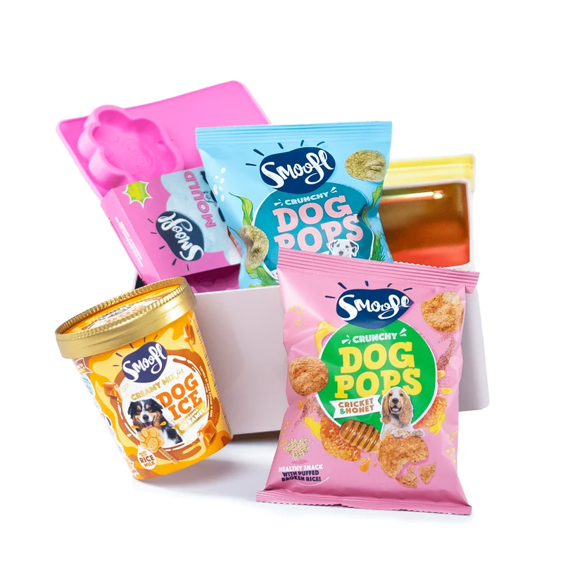 Smoofl Gift Box (2 Dog Pops + Creamy Mix + Medium Mould)