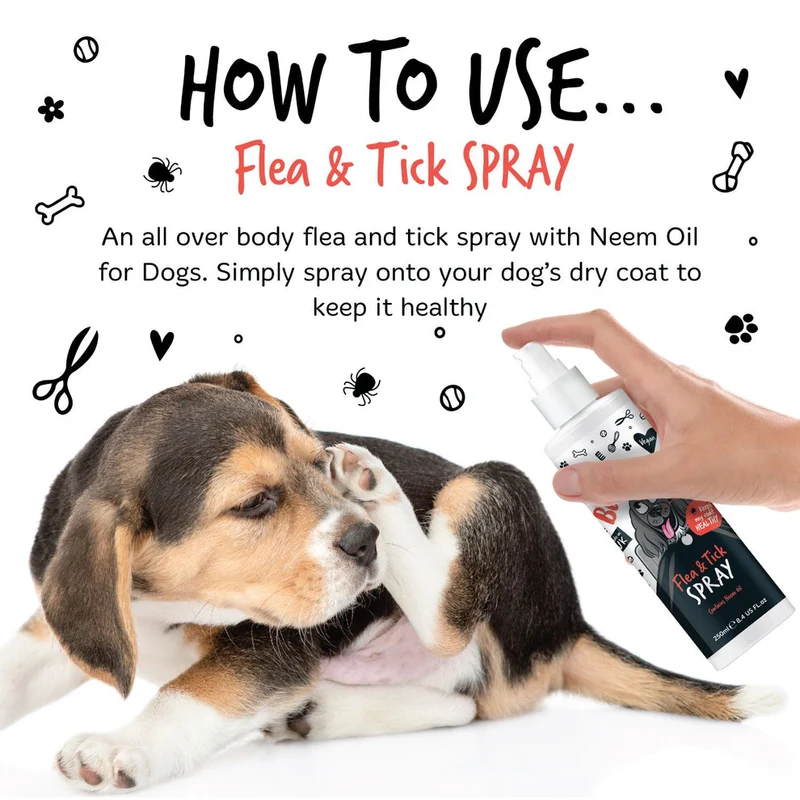 Bugalugs Flea & Tick Spray for Dogs & Cats 200ML